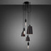 Buster + Punch Hooked 6.0 Mix Chandelier Graphite