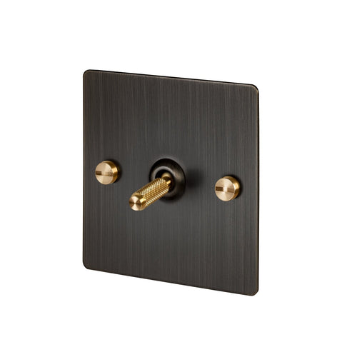 Buster + Punch Smoked Bronze 1G Toggle Light Switch
