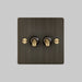 Buster + Punch Smoked Bronze 2G Toggle Light Switch