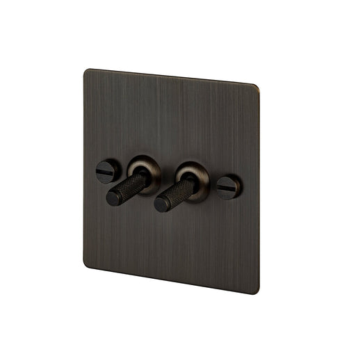 Buster + Punch Smoked Bronze 2G Toggle Light Switch