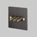 Buster + Punch Smoked Bronze 3G Toggle Light Switch