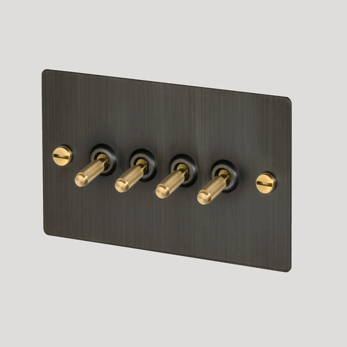 Buster + Punch Smoked Bronze 4G Toggle Light Switch