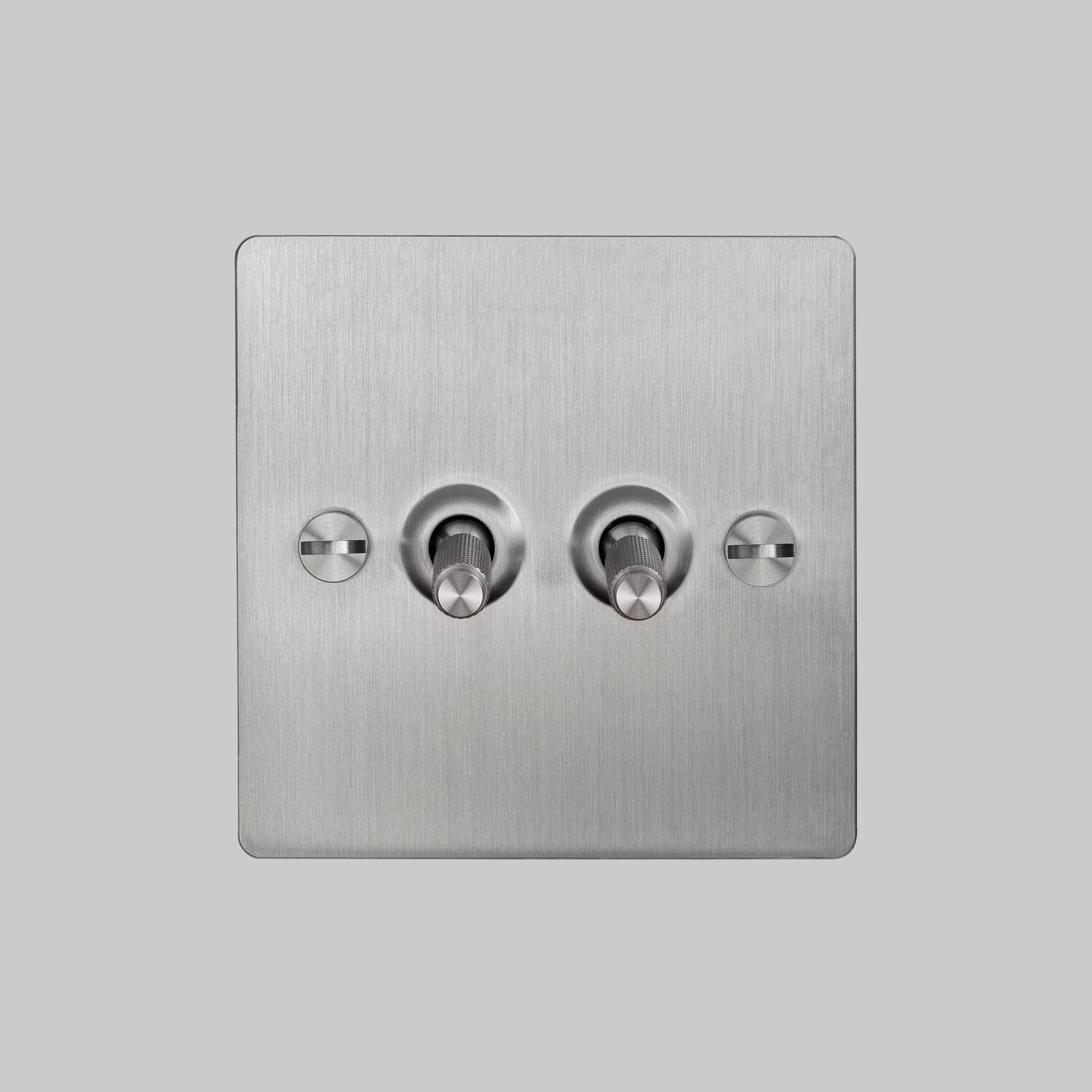 Buster + Punch Steel 2G Toggle Light Switch Inspyer Lighting