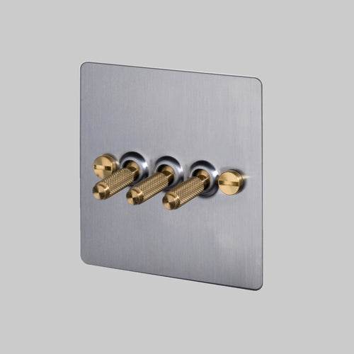 Buster + Punch Steel 3G Toggle Light Switch