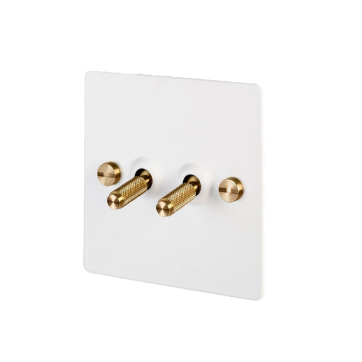 Buster + Punch White 2G Toggle Light Switch