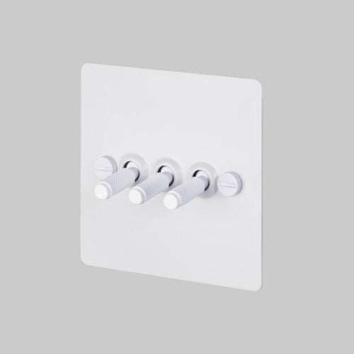 Buster + Punch White 3G Toggle Light Switch