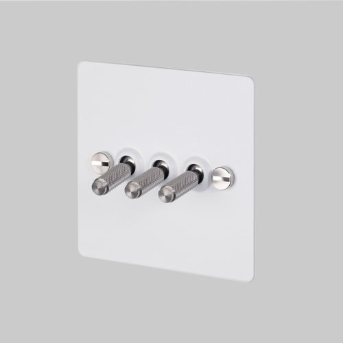 Buster + Punch White 3G Toggle Light Switch