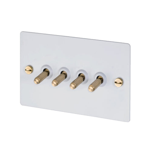 Buster + Punch White 4G Toggle Light Switch
