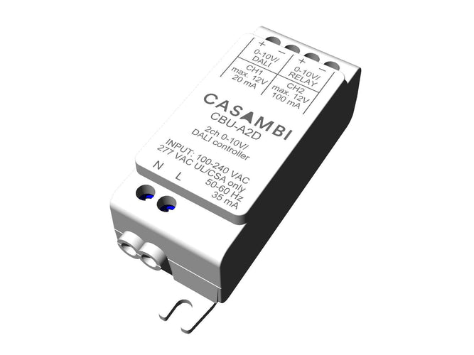 Casambi CBU-A2D 2 channel 0-10V/DALI Control Module