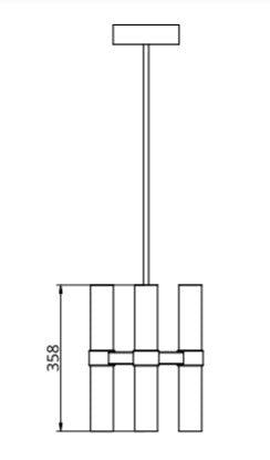 Empty State Branch S78 - 01 Pendant Light