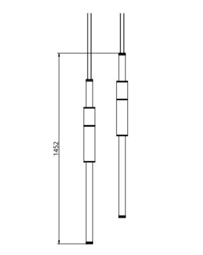 Empty State Light Pipe S58 - 05 Suspension Light