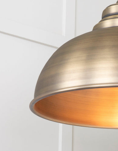 From The Anvil Aged Brass Harborne Pendant Light
