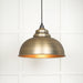 From The Anvil Aged Brass Harborne Pendant Light