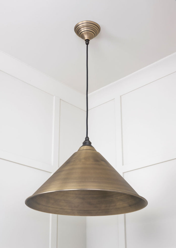 From The Anvil Aged Brass Hockley Pendant Light Inspyer Lighting