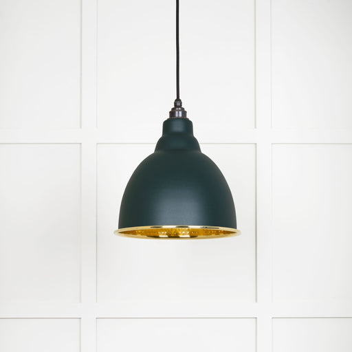 From The Anvil Hammered Brass Brindley Pendant Light