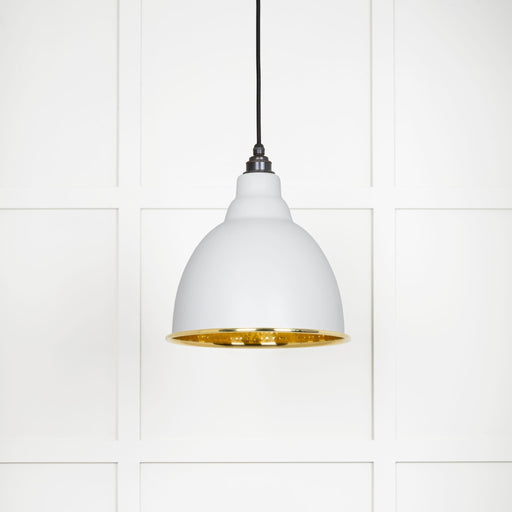 From The Anvil Hammered Brass Brindley Pendant Light