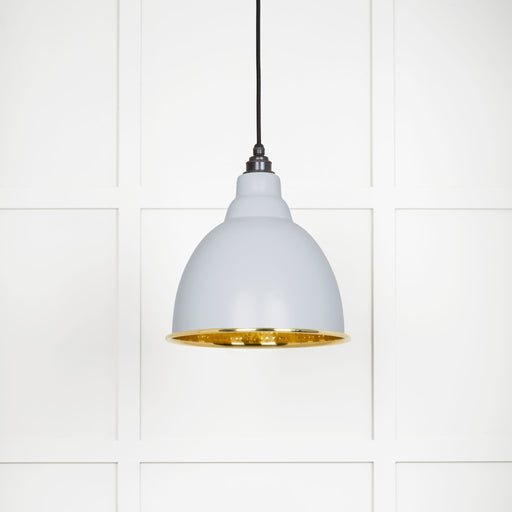 From The Anvil Hammered Brass Brindley Pendant Light