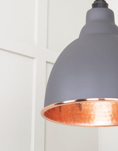 From The Anvil Hammered Copper Brindley Pendant Light