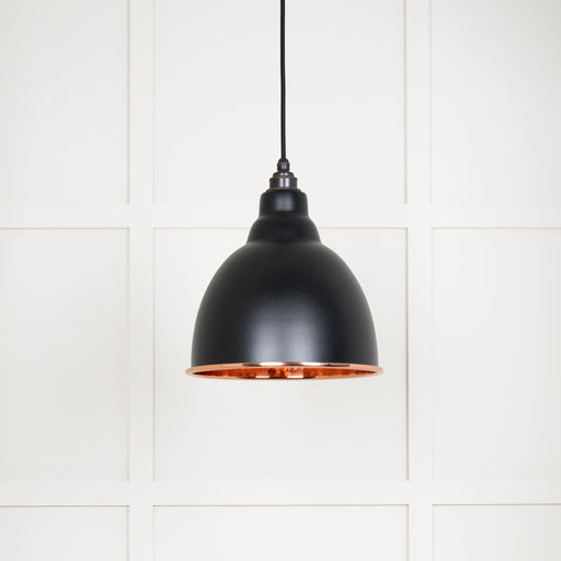 From The Anvil Hammered Copper Brindley Pendant Light