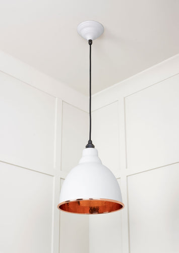 From The Anvil Hammered Copper Brindley Pendant Light