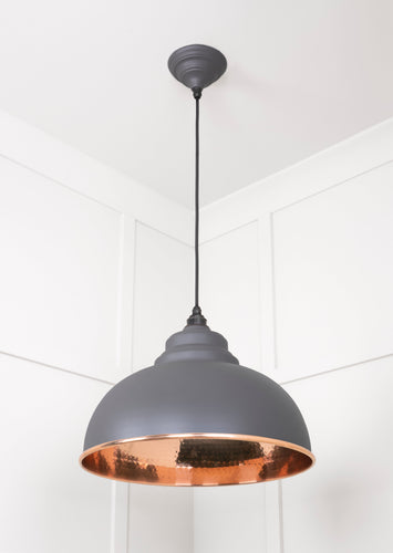 From The Anvil Hammered Copper Harborne Pendant Light