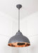 From The Anvil Hammered Copper Harborne Pendant Light