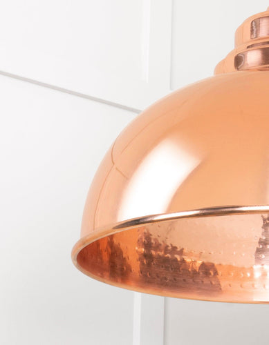 From The Anvil Hammered Copper Harborne Pendant Light