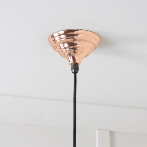 From The Anvil Hammered Copper Harborne Pendant Light
