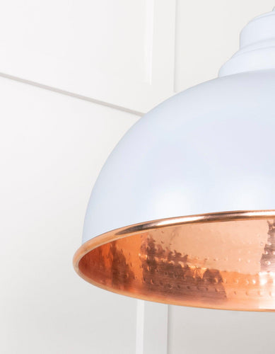 From The Anvil Hammered Copper Harborne Pendant Light