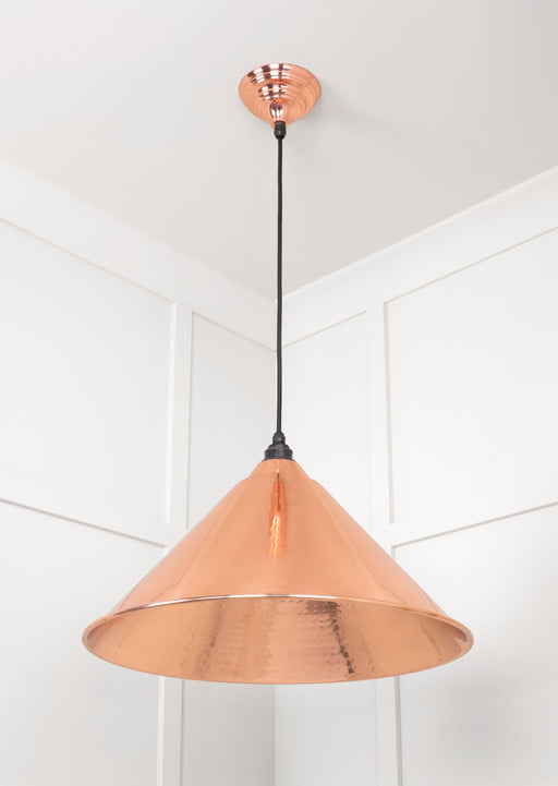 From The Anvil Hammered Copper Hockley Pendant Light