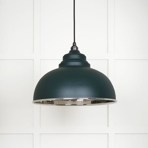 From The Anvil Hammered Nickel Harborne Pendant Light