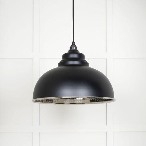 From The Anvil Hammered Nickel Harborne Pendant Light