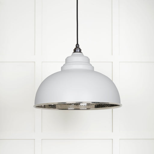 From The Anvil Hammered Nickel Harborne Pendant Light