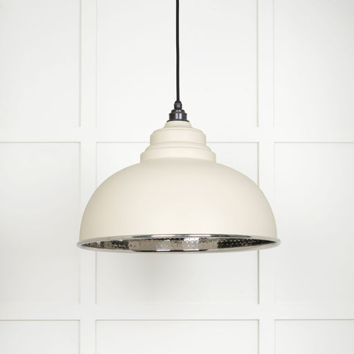 From The Anvil Hammered Nickel Harborne Pendant Light