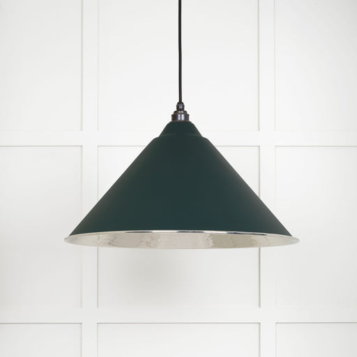 From The Anvil Hammered Nickel Hockley Pendant Light