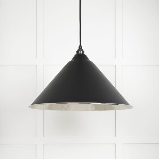 From The Anvil Hammered Nickel Hockley Pendant Light