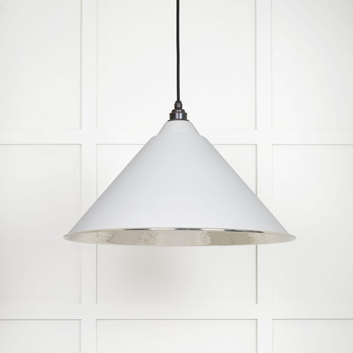 From The Anvil Hammered Nickel Hockley Pendant Light