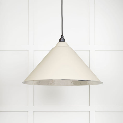 From The Anvil Hammered Nickel Hockley Pendant Light