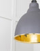 From The Anvil Smooth Brass Brindley Pendant Light
