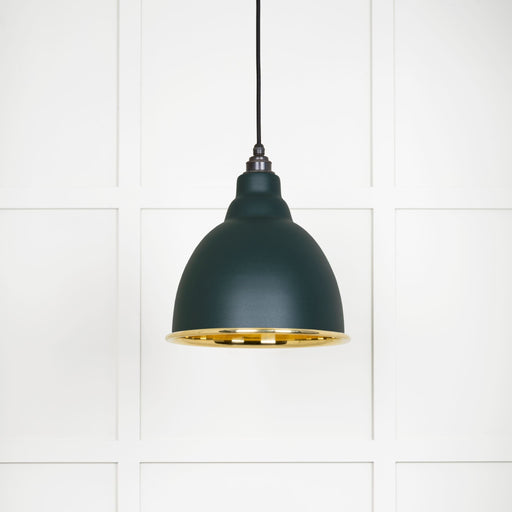From The Anvil Smooth Brass Brindley Pendant Light