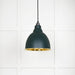 From The Anvil Smooth Brass Brindley Pendant Light