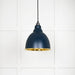 From The Anvil Smooth Brass Brindley Pendant Light