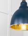 From The Anvil Smooth Brass Brindley Pendant Light