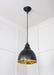 From The Anvil Smooth Brass Brindley Pendant Light