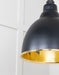 From The Anvil Smooth Brass Brindley Pendant Light