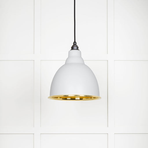From The Anvil Smooth Brass Brindley Pendant Light