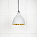 From The Anvil Smooth Brass Brindley Pendant Light