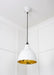 From The Anvil Smooth Brass Brindley Pendant Light