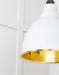 From The Anvil Smooth Brass Brindley Pendant Light