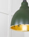 From The Anvil Smooth Brass Brindley Pendant Light